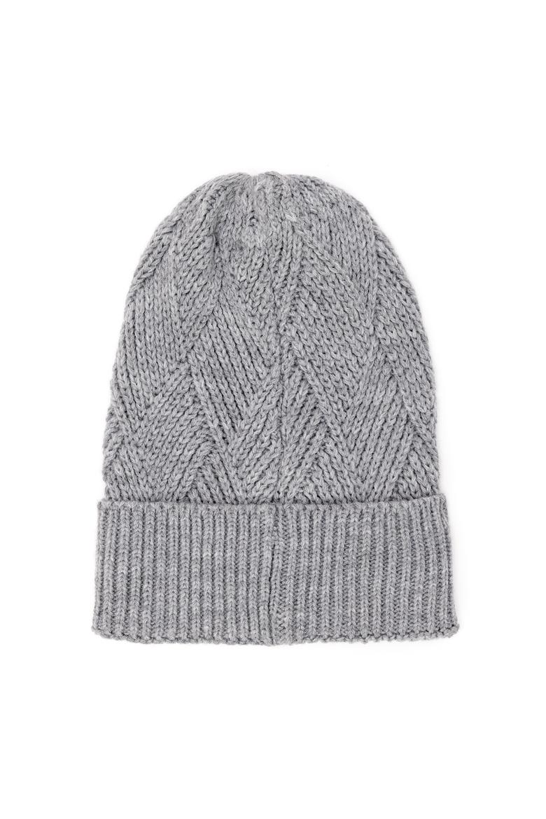 Kadın Gri Melanj Bere - 50258783002