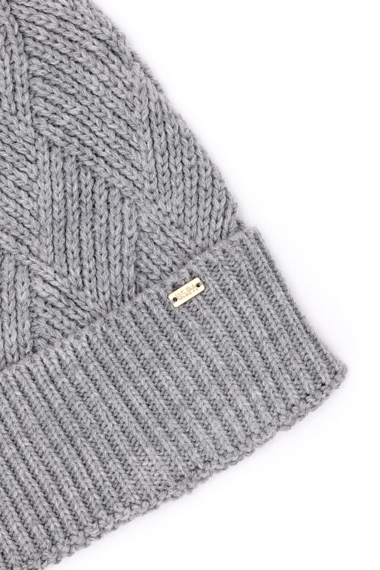 Kadın Gri Melanj Bere - 50258783002