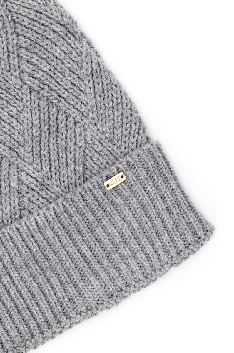 Kadın Gri Melanj Bere