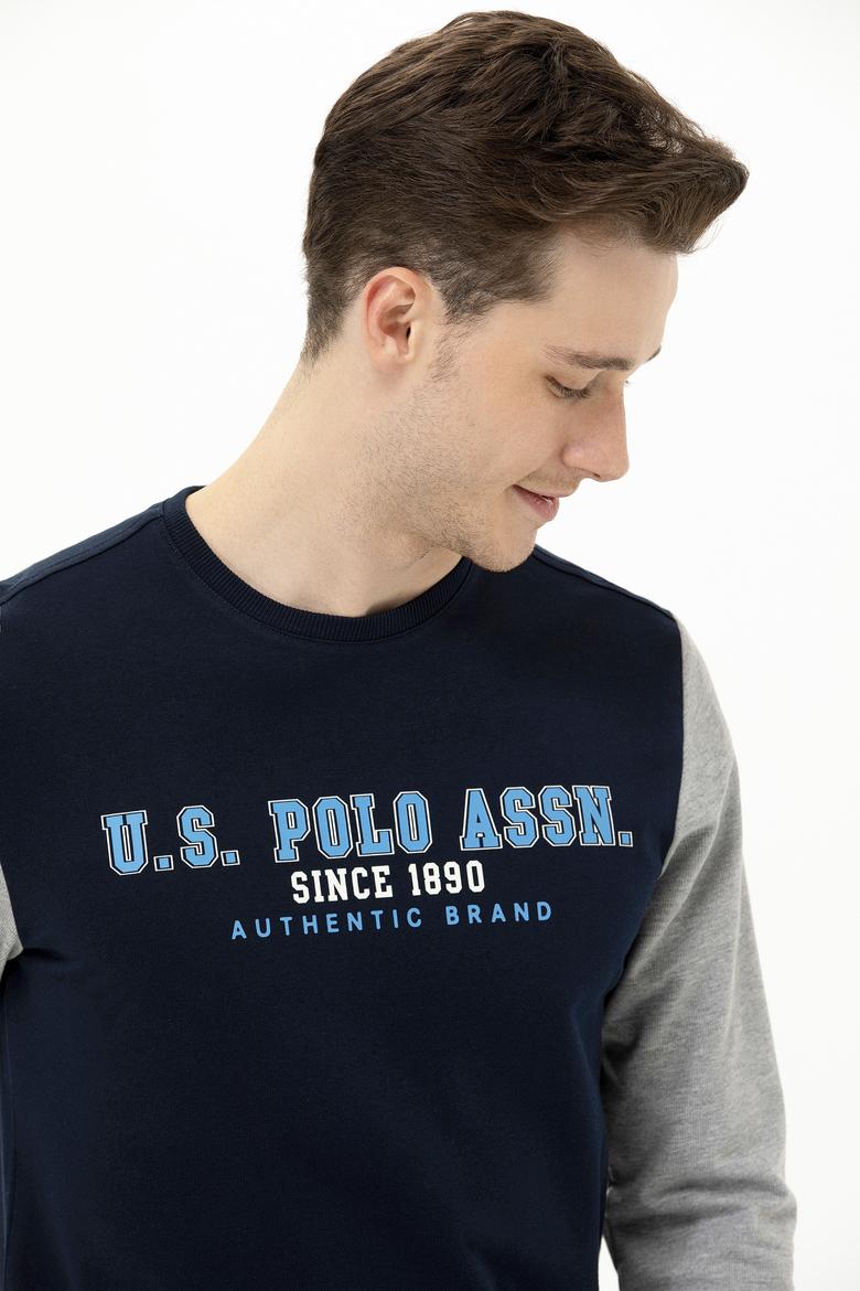 Erkek Lacivert Sweatshirt - 50257174019