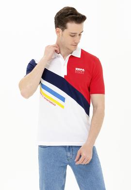 Erkek Kırmızı Polo Yaka Tişört - 50263331013