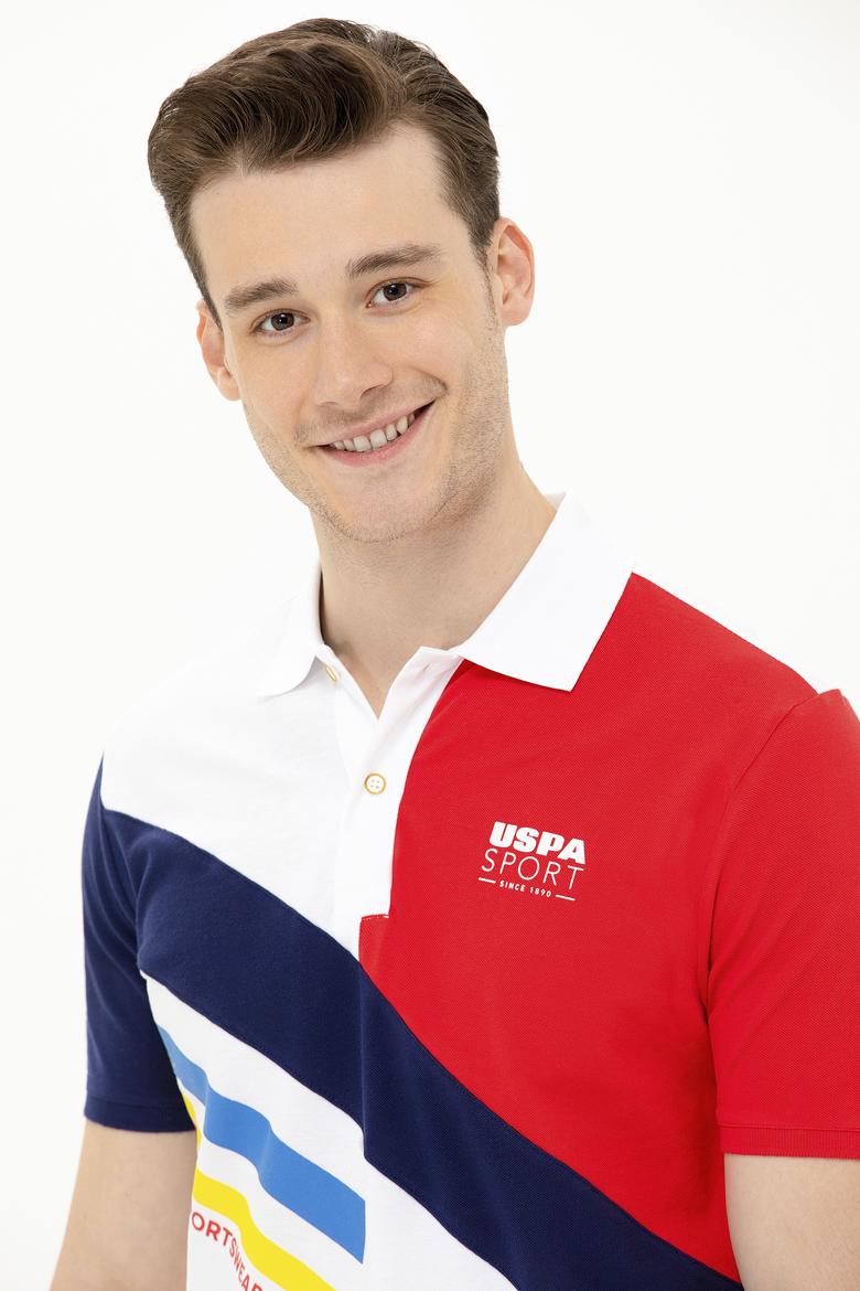 Erkek Kırmızı Polo Yaka Tişört - 50263331013