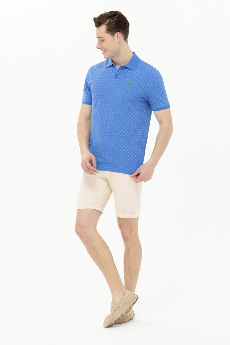 Erkek Saks Polo Yaka T-Shirt - 50263275023