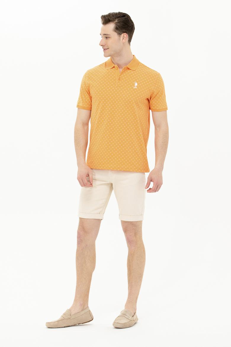 Erkek Turuncu Polo Yaka T-Shirt - 50263275038