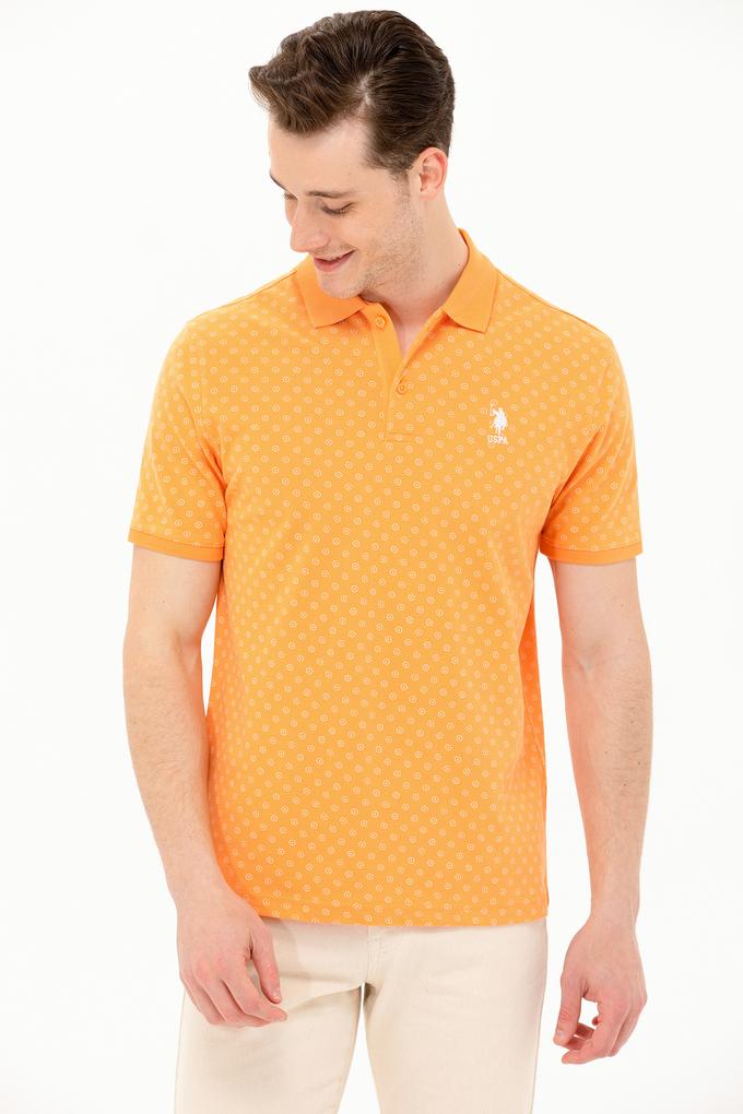 Erkek Turuncu Polo Yaka T-Shirt