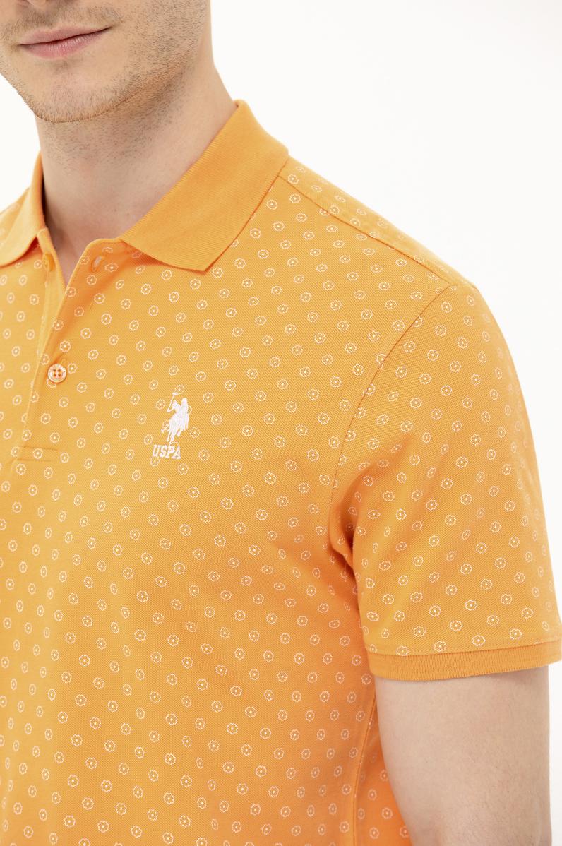 Erkek Turuncu Polo Yaka T-Shirt