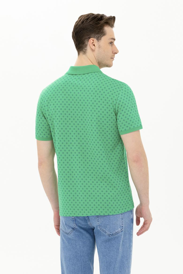 Erkek Yeşil Polo Yaka T-Shirt - 50263275044