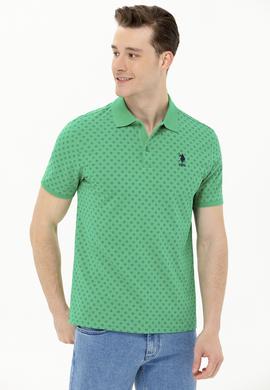 Erkek Yeşil Polo Yaka T-Shirt - 50263275044