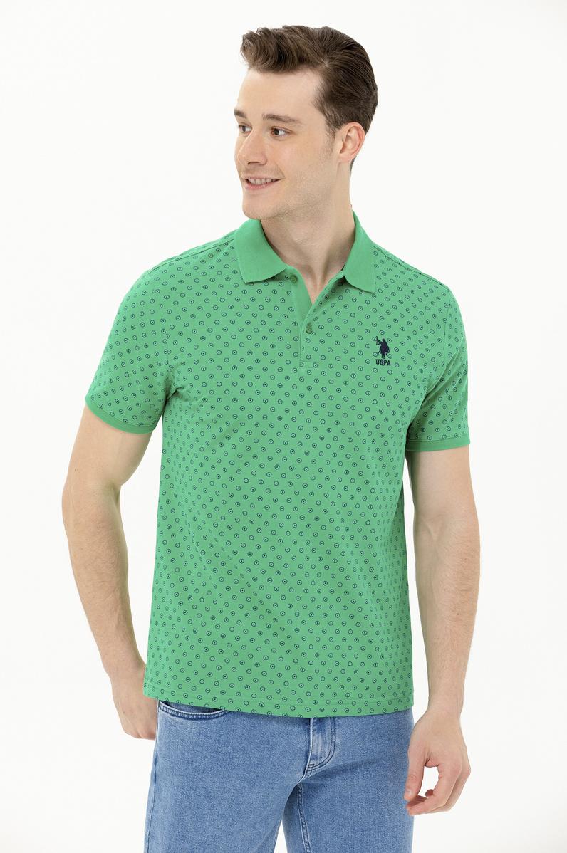 Erkek Yeşil Polo Yaka T-Shirt
