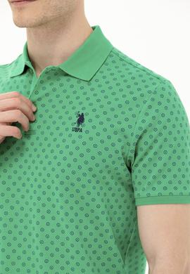 Erkek Yeşil Polo Yaka T-Shirt - 50263275044