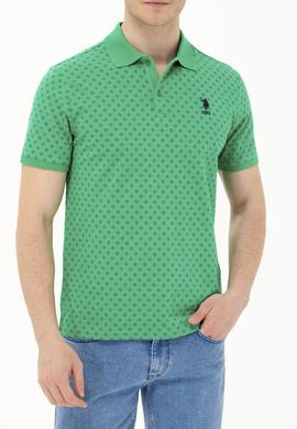 Erkek Yeşil Polo Yaka T-Shirt - 50263275044