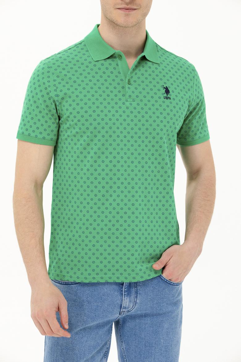 Erkek Yeşil Polo Yaka T-Shirt - 50263275044