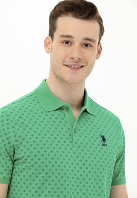 Erkek Yeşil Polo Yaka T-Shirt - 50263275044