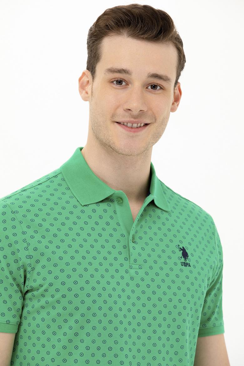 Erkek Yeşil Polo Yaka T-Shirt - 50263275044