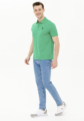 Erkek Yeşil Polo Yaka T-Shirt - 50263275044