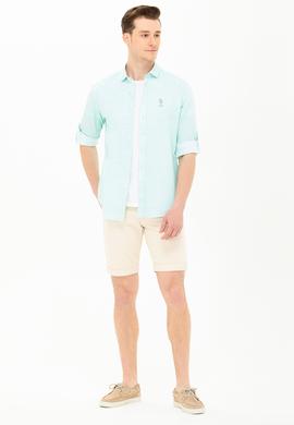 Erkek Bej Jean Şort - 50266303007