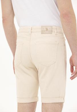 Erkek Bej Jean Şort - 50266303007