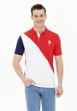 Erkek Kırmızı Polo Yaka T-Shirt - 50263394016