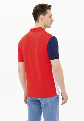 Erkek Kırmızı Polo Yaka T-Shirt - 50263394016