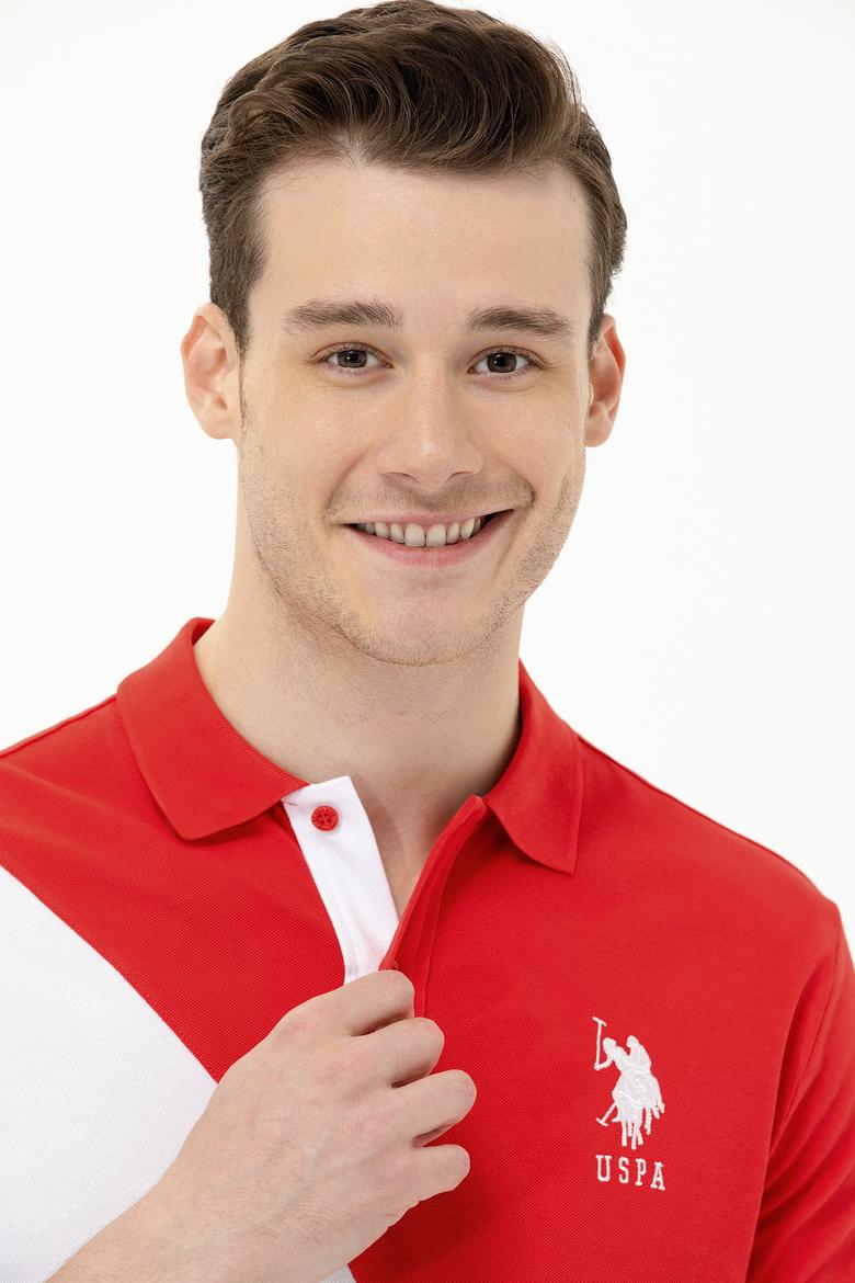 Erkek Kırmızı Polo Yaka T-Shirt - 50263394016