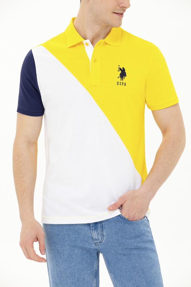 Erkek Koyu Sarı Polo Yaka T-Shirt - 50263394024