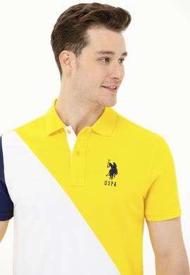 Erkek Koyu Sarı Polo Yaka T-Shirt - 50263394024