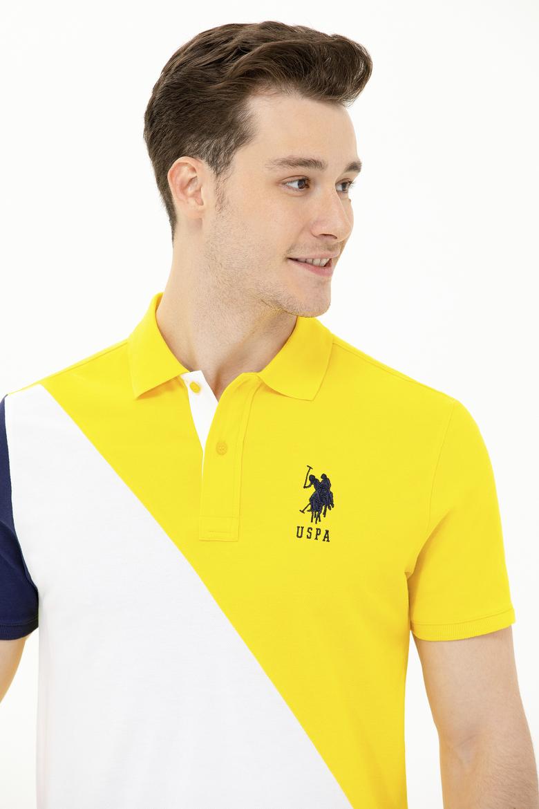 Erkek Koyu Sarı Polo Yaka T-Shirt - 50263394024