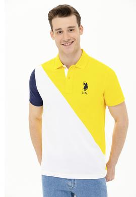 Erkek Koyu Sarı Polo Yaka T-Shirt - 50263394024