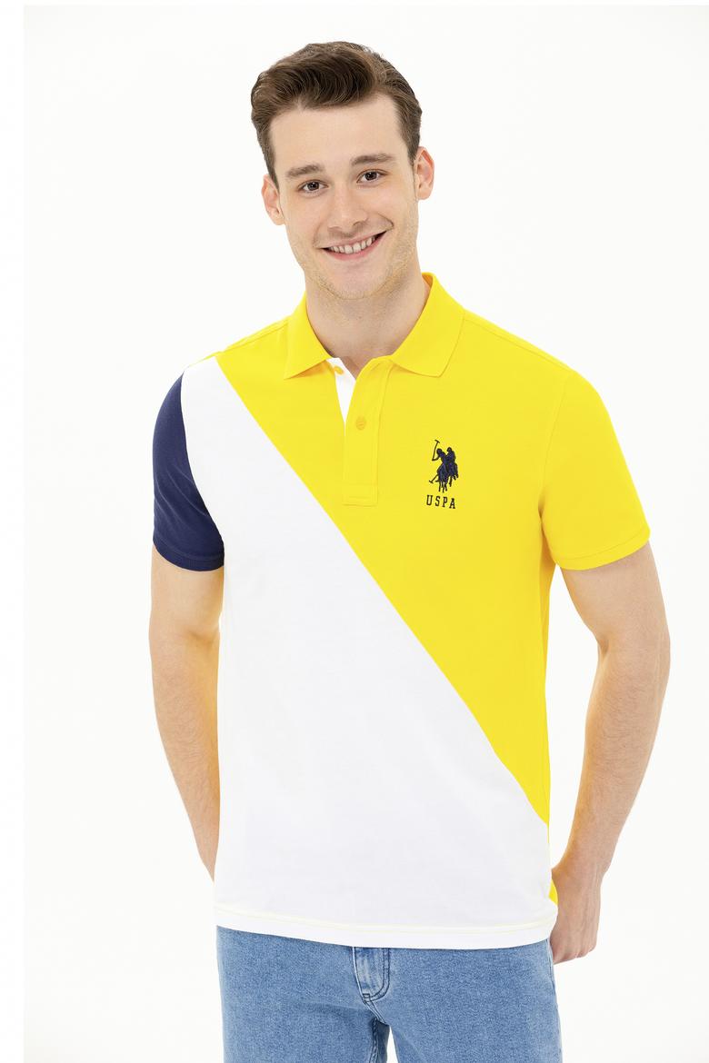 Erkek Koyu Sarı Polo Yaka T-Shirt - 50263394024