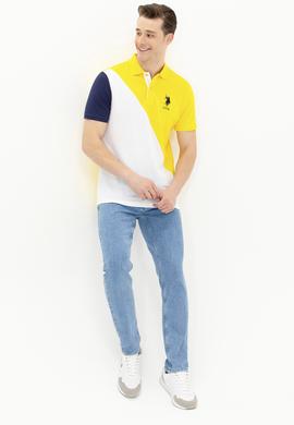 Erkek Koyu Sarı Polo Yaka T-Shirt - 50263394024