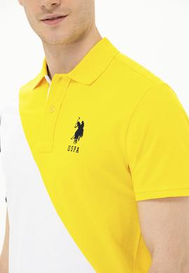 Erkek Koyu Sarı Polo Yaka T-Shirt - 50263394024