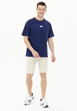 Erkek Beyaz Jean Şort - 50264299005