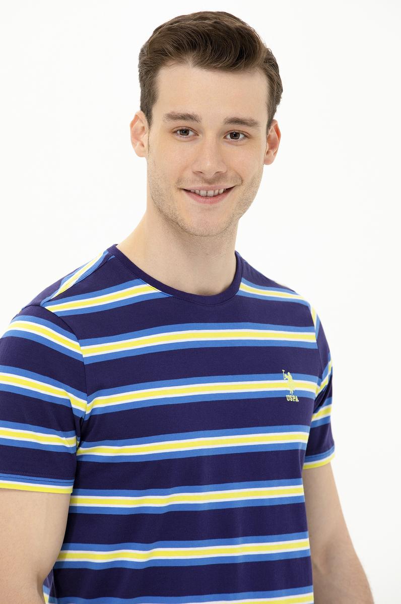 Erkek Lacivert Bisiklet Yaka Tişört