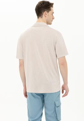 Erkek Taş Comfort Polo Yaka Tişört - 50267009019