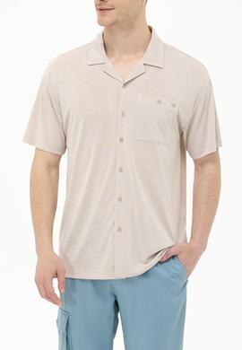 Erkek Taş Comfort Polo Yaka Tişört - 50267009019