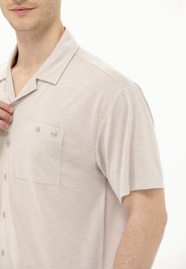 Erkek Taş Comfort Polo Yaka Tişört - 50267009019