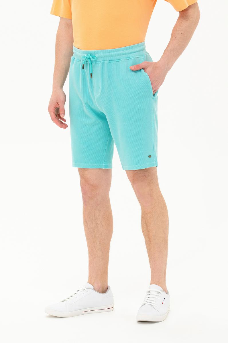 Erkek Mint Örme Şort