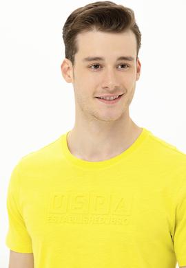 Erkek Citron Bisiklet Yaka Tişört - 50263480016