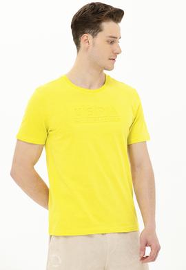 Erkek Citron Bisiklet Yaka Tişört - 50263480016
