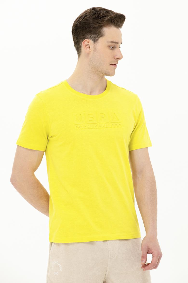 Erkek Citron Bisiklet Yaka Tişört - 50263480016