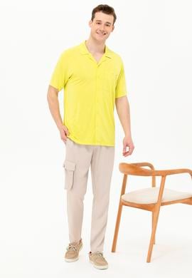 Erkek Taş Kanvas Pantolon - 50263813013