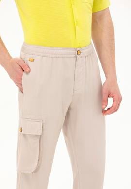 Erkek Taş Kanvas Pantolon - 50263813013