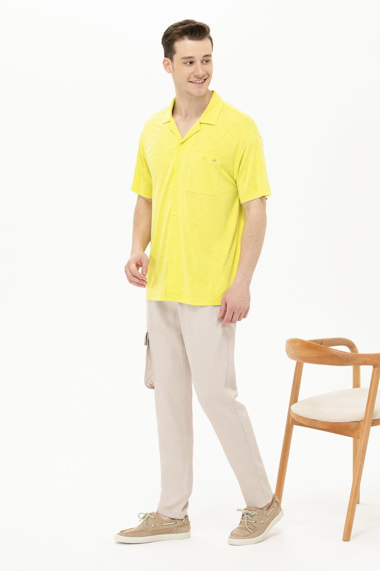 Erkek Taş Kanvas Pantolon - 50263813013