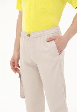 Erkek Taş Kanvas Pantolon - 50263813013