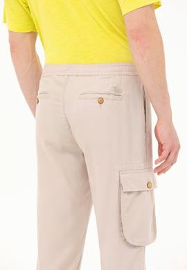 Erkek Taş Kanvas Pantolon - 50263813013