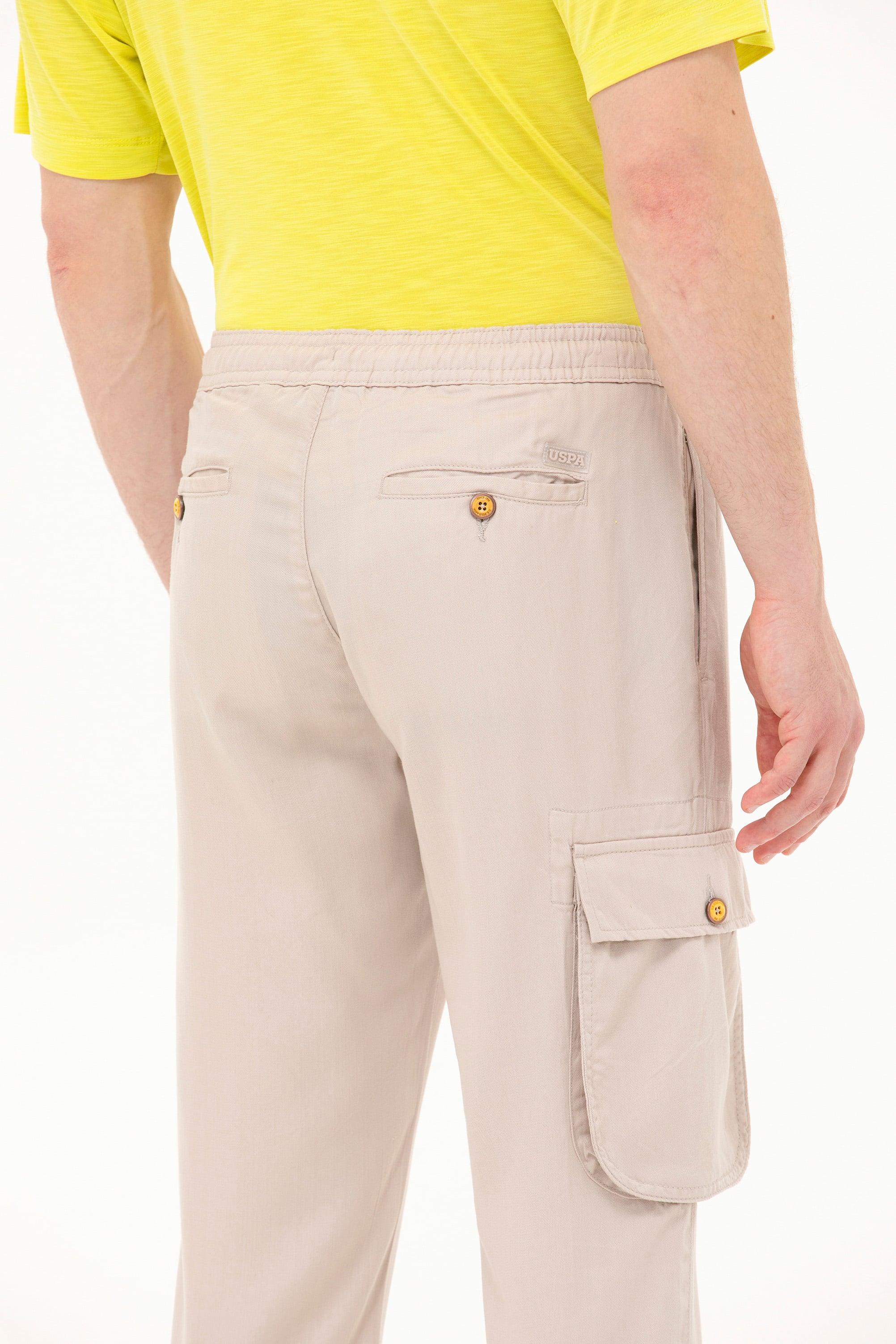 Erkek Carrot Fit Taş Kanvas Pantolon