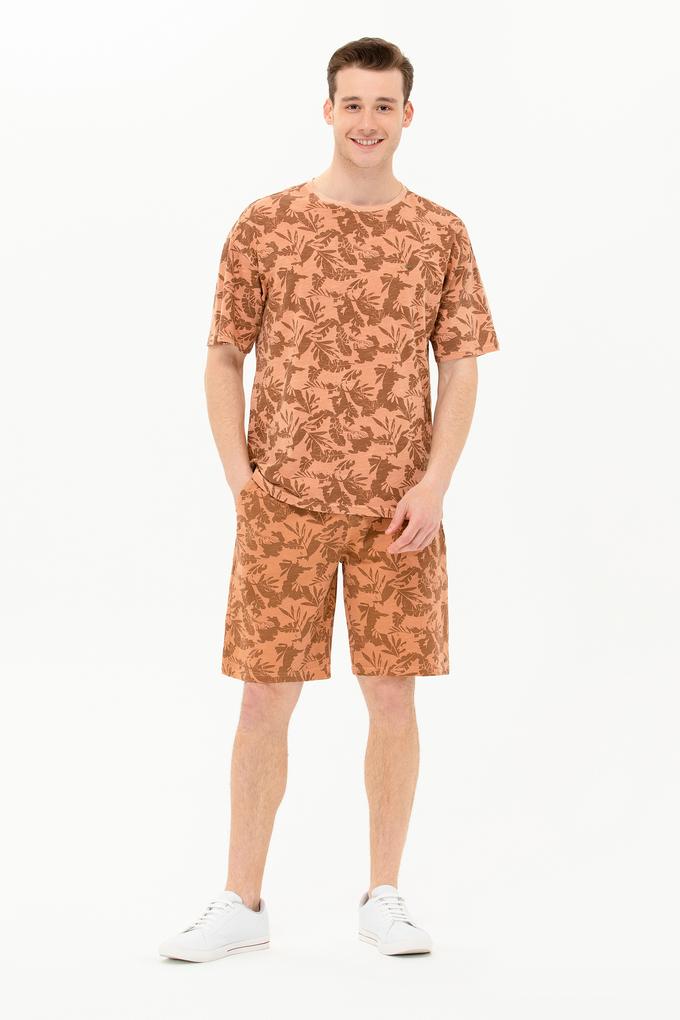 Erkek Pudra Örme Şort