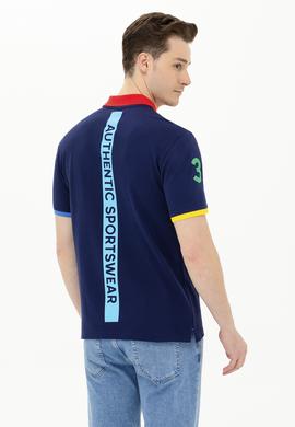 Erkek Lacivert Polo Yaka Tişört - 50263264006