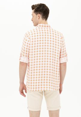 Erkek Kareli Kiremit Gömlek - 50263337023