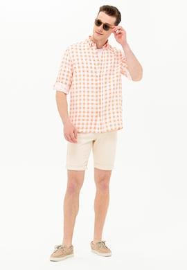 Erkek Kareli Kiremit Gömlek - 50263337023